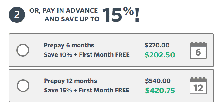 Constant Contact offers prepay pricing