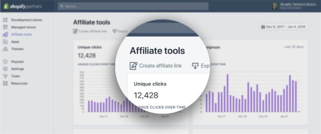 shopify affiliate program