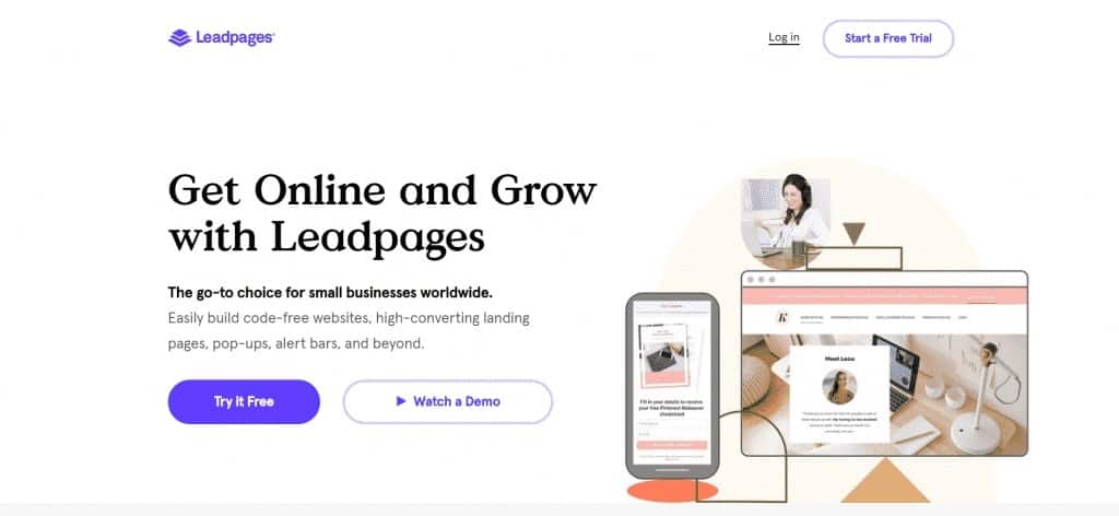 Turn clicks into customers with Leadpages