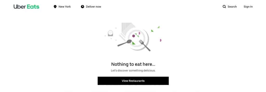 Deliver food with Uber Eats