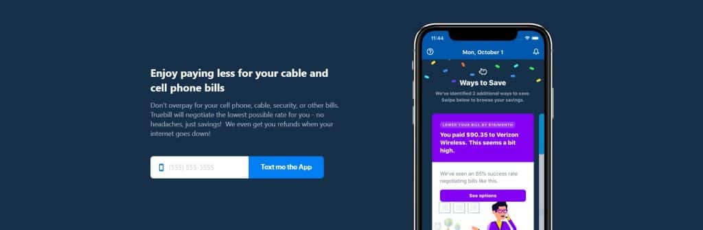 Truebill lowers bills