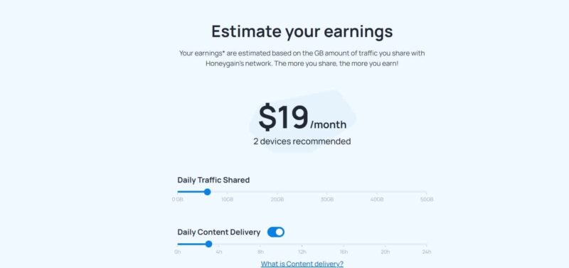 Honeygain earnings