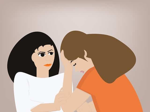 Illustration of a woman counseling 