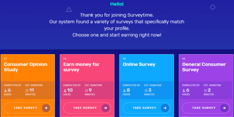 surveytime Surveys