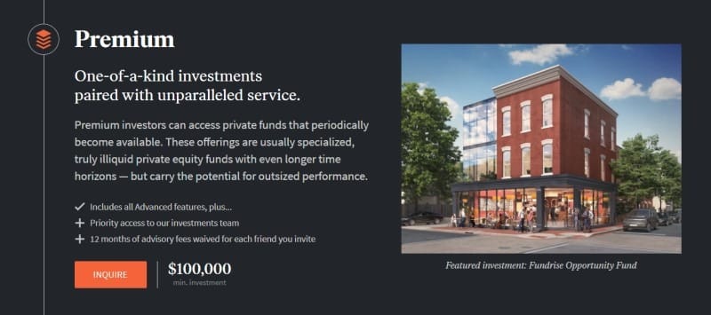 Fundrise Premium Account