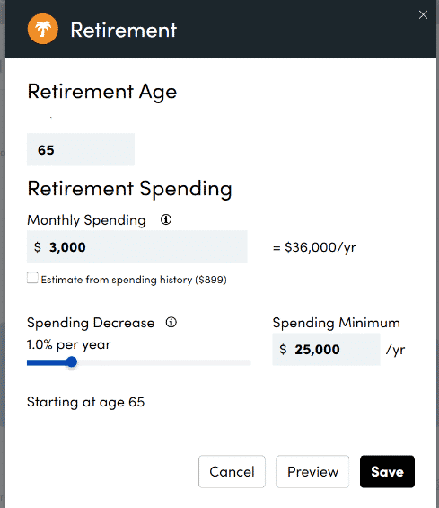 Personal Capital Retirement Calculator