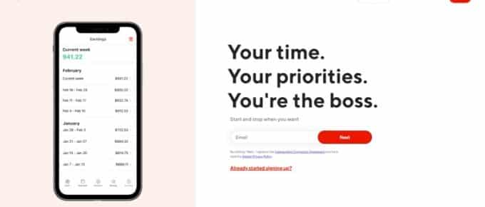 DoorDash for drivers
