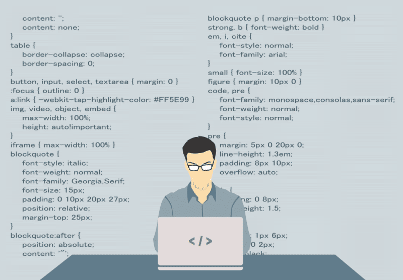Software Developer Passive Income Streams in 2024 4 Illustration of programmer writing code