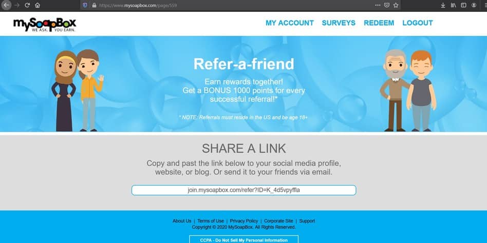 MySoapBox Refer a Friend