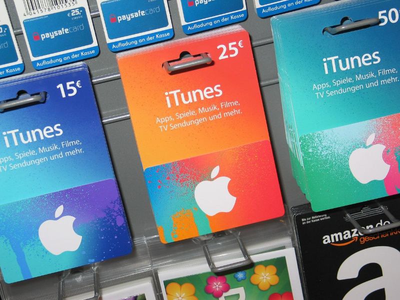 Apple gift cards