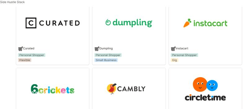 Side Hustle Stacking Apps