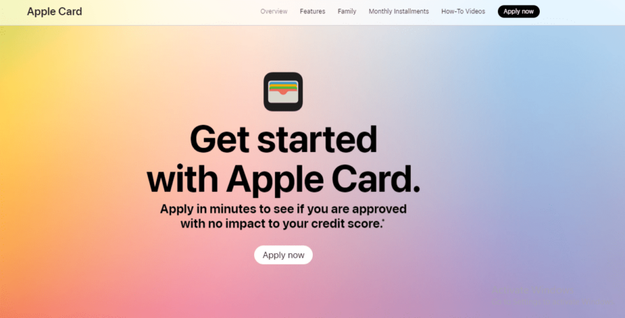 Apple Card apply in minutes