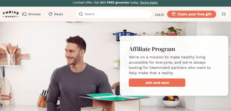 Thrive Market affiliate